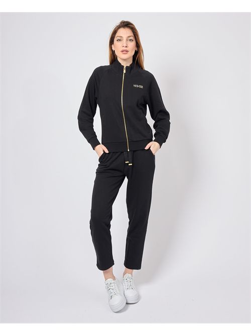 Felpa donna Yes Zee fullzip con manica raglan YES ZEE | F419-SN000801